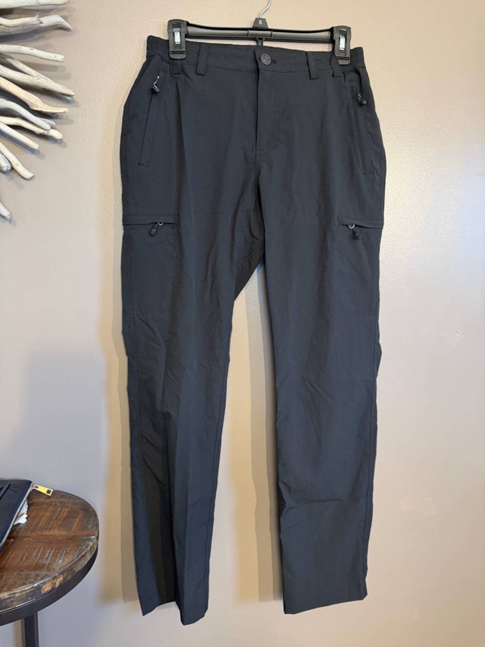 MIER quick dry hiking pants in dark charcoal‎ grey